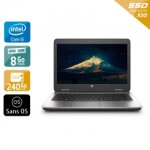 Hp probook 640 g2 14  i5 gen 6 - 8go ram 240go ssd sans os