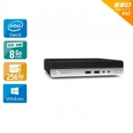 Hp prodesk 400 g4 mini pc i5 gen 8 - 8go ram 256go ssd windows 11 pro Hp prodesk 400 g4 mini pc i5 gen 8 - 8go ram 256go ssd windows 11 pro