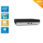 Hp prodesk 400 g4 mini pc i5 gen 8 - 8go ram 256go ssd windows 11 pro - etat du produit : bon tat