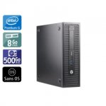 Hp prodesk 600 g2 sff pentium g dual core gen 6 - 8go ram 500go hdd sans os