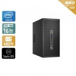 Hp prodesk 600 g2 tower i5 gen 6 - 16go ram 480go ssd sans os
