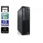 Lenovo thinkcentre m77 sff amd athlon dual core - 8go ram 500go hdd sans os