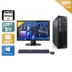 Lenovo thinkcentre m78 sff amd a4 + Écran - 19 8go ram 480go ssd windows 10 Lenovo thinkcentre m78 sff amd a4 + Écran - 19 8go ram 480go ssd windows 10