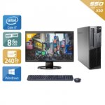 Lenovo thinkcentre m91 sff i7 + Écran - 19 8go ram 240go ssd windows 10 Lenovo thinkcentre m91 sff i7 + Écran - 19 8go ram 240go ssd windows 10