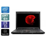 Lenovo thinkpad x201 12, 5  i5 - 4go ram 1to hdd sans os