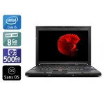 Lenovo thinkpad x201 12, 5  i5 - 8go ram 500go hdd sans os bon �tatoccasion certifi�e reconditionn�e