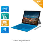 Microsoft surface pro 3 12  i7 8go ram 512go ssd windows 10 �tat correctoccasion certifi�e reconditionn�e ...
