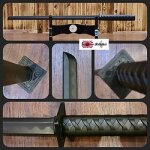 Armes en bois bokken ninja en polypropylène Armes en bois bokken ninja en polypropylène