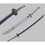Katana de dcoration katana shura's demon (sabre blanc avec cristaux)
