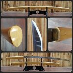 Shinken - katana de coupe shirasaya bois naturel