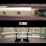 Shinken - katana de coupe katana shirasaya en bois naturel
