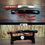 Shinken - katana de coupe tanto manche rouge