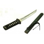 Shinken - katana de coupe tanto lame � gorge fourreau noir - fudoshin