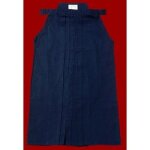 Textiles hakama bleu.