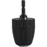 0. 8 - 10mm 3 / 8  - 24unf mandrin porte foret sans cl� avec porte douille hexagonale 1 / 4  accessoires ...