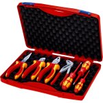 00 21 15 coffret d'outils  red  lectro set 2 7 outils 275 mm - knipex