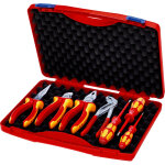 00 21 15 coffret d'outils � red � �lectro set 2 7 outils 275 mm - knipex