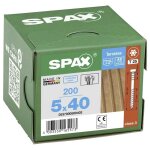 Spax - vis terrasse autoperceuse - spcial caillebotis - tte cylindrique - inox a2 - 5 x 40 / 22, 50 ...