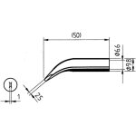 0832wd panne de fer � souder forme de burin, coud�e contenu 1 pc(s) - ersa