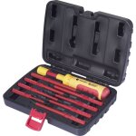 1&126, 6 nm vde, pour �lectricien set de tournevis lame r�versible 9 pi�ces - toolcraft