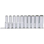 1 / 2 jeu de douilles 6 pans, longues, 10 pcs. 10 - 19 mm 1 / 2 jeu de douilles 6 pans, longues, 10 pcs. 10 - 19 mm