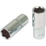 1 / 4' douilles 6 pans chromeplus, longues, 5, 5mm