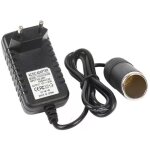 1 adaptateur prise allume - cigare, convertisseur ac / dc 12 v 2 a, pour navigation voiture et appareils ...