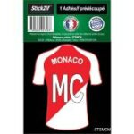 1 autocollant maillot de foot monaco