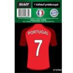 1 autocollant maillot de foot portugal 1 autocollant maillot de foot portugal