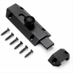 1 loquet de verrouillage de s�curit� avec targette en laiton �pais pur, loquet de portail ultra r�sistant, ...