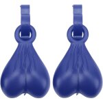 1 paire de charm chaussons abs mignon d�cor accrocheur pour cadeau anniversaire homme femme bleu fonc� ...