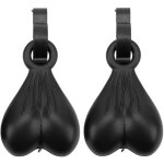 1 paire de charm chaussons abs mignon d�cor accrocheur pour cadeau anniversaire homme femme noir