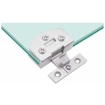 1 paire de charni�re de porte en verre armoire vitrine armoire � vin clip charni�re de porte pi�ces de ...