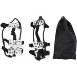 1 paire de crampons 24 dents acier inoxydable antid�rapants pour chaussures de neige et glace ext�rieur ...