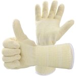 1 paire gants de barbecue gant anti - chaleur taille universelle grill - gants de cuisines r�siste jusqu'� ...