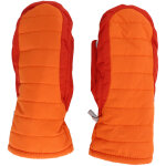 1 paire de gants enfants chauds imperm�ables et coupe - vent pour ski et neige en hiver, couleur orange ...