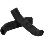 1 paire poign�es vtt anti - d�rapantes en silicone pour guidon de v�lo pliable (noir)