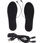 1 paire de semelles chauffantes �lectriques usb, lavables et ajustables pour chauffage int�gral du pied, ...