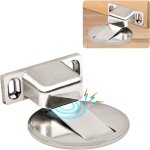 1 pc arret de porte magnetique arr�t de porte en m�tal, forte magn�tique but�e de porte en m�tal, but�e ...