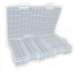 1 pcs bo�te � piles en plastique, bo�te de rangement pour piles bo�tier de rangement de batterie transparent ...