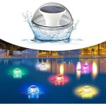 1 pcs , lumi�res de piscine, lumi�res flottantes pour piscine, ip65 �tanche lumi�res piscine flottante, ...