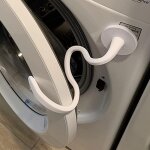 A 1 pcs support de porte pour lave - linge � chargement frontal, support de porte magn�tique pour lave ...