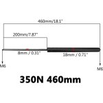 1 pi�ces 350n 460mm amortisseur � ressort de support de levage de v�rins � gaz de voiture pour mod�le ...