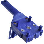 1 pi�ces gabarit de percage tourillon, guide de perage chevilles bois avec but�e parall�le, kit de gabarit ...