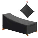 1 pi�ce housse de protection chaise longue, imperm�able et coupe - vent, tissu oxford 210d, protection ...