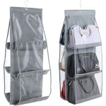 1 rangement suspendu - gris, rangement de garde - robe, syst�me de rangement de placard, 6 sacs � poussi�re, ...