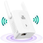 1 r�p�teur wifi 300 mbps, 2 antennes externes, port lan, couverture 200m�, compatible maison intelligente ...