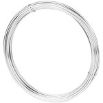 1 rouleau / 5 m de fil d'aluminium gain� pour bricolage - 1, 5 mm