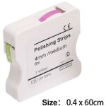 1 rouleau de bandes de polissage dentaire, bande de polissage en rouleau de 4mm