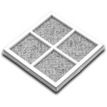 1 x filtres compatible avec lg upfxc2466s rfrigirateur - filtre  charbon actif - vhbw